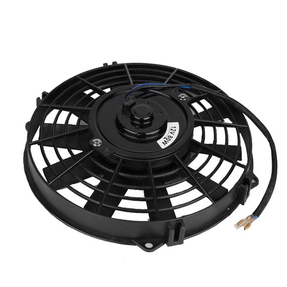 Ccdes Car Cooling Fan, Car Air Conditioning Fan,12V 24V 80W 9inch Universal Car Curved Blade Air Conditioner Condenser Electric Cooling Fan