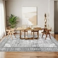 thumbnail image 2 of HOMERRY Area Rugs 8' x 10' Modern Boho Rug Distressed Area Rug for Living Room, Gray, 2 of 6