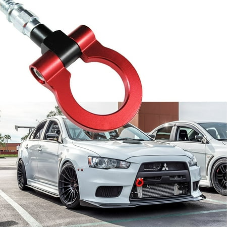 R&d Racing - Xotic Tech JDM Sports Red Track Racing Style CNC Aluminum BUMPER Tow Hook For Mitsubishi 2008-2016 Lancer Evolution Evo X 10