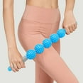 thumbnail image 1 of YWIYIUD 1PC 20.47inch Portable and Practical Roller Muscle Massager with 5 MassageBalls for Neck Leg Back and Body Stress Reliefing Suitable for Adults and Teens, 1 of 7