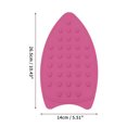 thumbnail image 3 of Unique Bargains 1 Pc Iron Rest Pad Durable Electric Iron Stand With Hanging Hole Iron Protector Mat Rose Red, 3 of 5