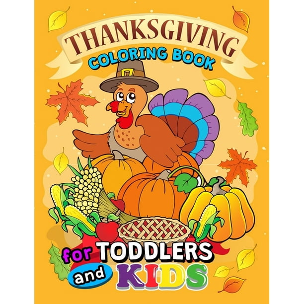 Thanksgiving Coloring Books for Toddlers and Kids