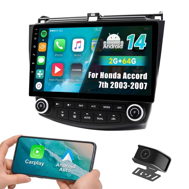 Radio de coche estéreo Kxwopem para Honda Accord 7ª generación Android 14