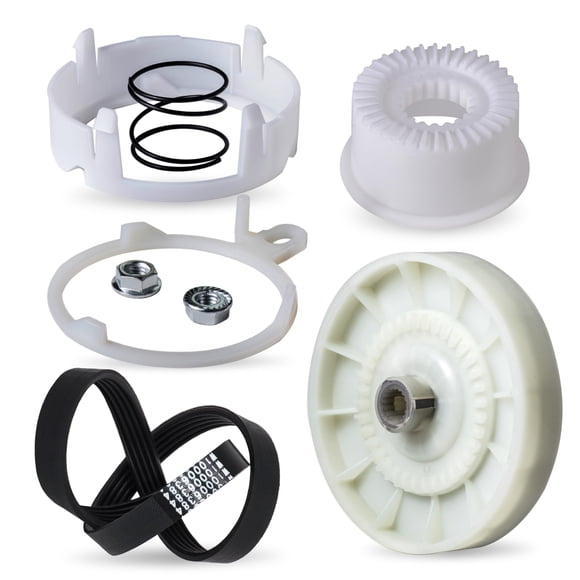 Kit de embrague con polea para lavadora y correa de transmisión BlueStars W10721967