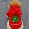 thumbnail image 3 of BadPiggies Christmas Dog Clothes Pet Clothes Autumn Winter Sweaters Warm Snowflake Fleece Pullover Dog Clothing For Small Medium Dogs, 3 of 8