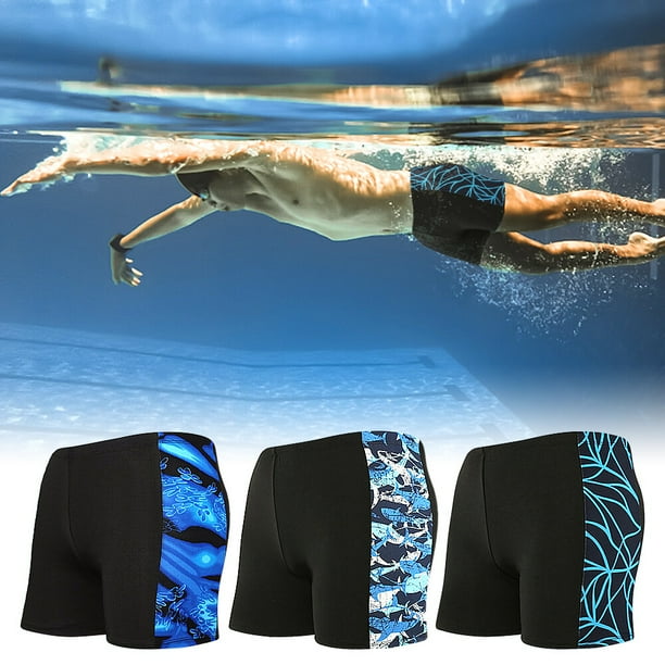 Maillots de Bain Homme a Sechage Rapide Sous Vetements Sport Boxer a Cordon Ete Sous Vetements Elastiques Respirants Bas de Maillot de Bain