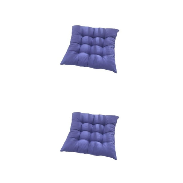 Almohadilla térmica para silla Yuarrent poliéster azul oscuro 40*40 2Conjunto