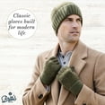 thumbnail image 3 of Britt's Knits Craftsman Knit Tech-Compatible Gloves - Olive (Men's), 3 of 6