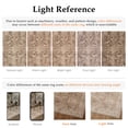 thumbnail image 5 of PureCozy 8'x10' Area Rugs for Living Room Bedroom Dining Room Farmhouse Office Washable Non Slip Vintage Oriental Traditional Large Brown Rugs Carpets, Light Brown, 5 of 5
