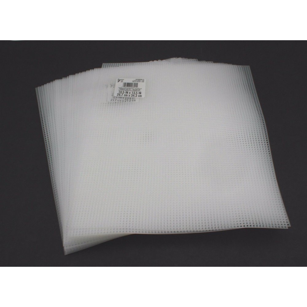 LOT 7Mesh Plastic Canvas 50 Sheets 10.5 x 13.5 Inch Darice New