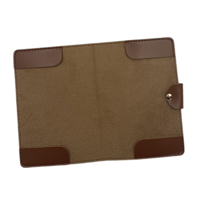 fastboy Golf Scorecard Holder Versatile Gift for Rounds Outdoor Black Notes Game Brown