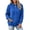 Blue, variant on Womens Fall Waffle Sweatshirts Quarter Half Zip Pullover Workout Hoodies Fashion 2026 College Teen Preppy Winter Jackets Sweaters