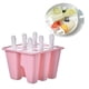 thumbnail image 3 of Molde De Silicona Para Hacer Paletas De Hielo Sunnimix 6 Celdas Rosa, 3 of 8