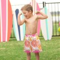 thumbnail image 4 of FORMRS Boys Swim Trunks Quick Dry Mesh Liner Boardshorts Sizes XS-XL, Orange Grapefruit Slices, 4 of 7