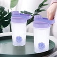 thumbnail image 7 of ACDANC 2026 New Colorful 500Ml Abs Plastic Protein Shaker Bottle, Portable Fitness Water Bottle with Scale, Easy-Clean & Multifunctional Cup for Sports, Gym, School - Purple, 7 of 7