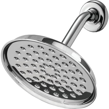 1 Pc Waterpik Rainfall Rain Shower 1-Spray 1.8 Gpm Fixed Showerhead, Chrome
