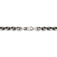 thumbnail image 3 of White Sterling Silver chain Cable 22 in 5.6 mm 5.6mm Antiqued, 3 of 5