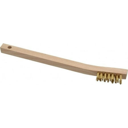 

Osborn - 3 Rows x 7 Columns Brass Scratch Brush - 1-7/16 Brush Length x 1-7/16 Brush Width 7-3/4 OAL 7/16 Trim Length (18 Pack)