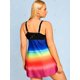 thumbnail image 4 of Talla grande del arco iris Color de la cintura del imperio Tankini Tankini Rosegal  Camisetas sin mangas de talla grande, 4 of 5