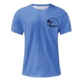 thumbnail image 4 of Mefallenssiah Hommes Hauts, Hommes de Dégagement Imprimer Manches Courtes Col Rond T-Shirt Mode Décontracté Manches Courtes, 4 of 5