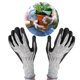 thumbnail image 4 of Guantes de seguridad impermeables para jardín, manoplas de nailon antideslizantes para manipulación, 1 par, 4 of 8