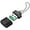 Black, variant on Necvior Card Reader to USB Adapter Memory Card Adapter(Card not Included)