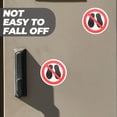 thumbnail image 4 of 6 pegatinas redondas de advertencia "No pisar" para bricolaje, 4 of 7