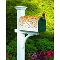thumbnail image 5 of Mailbox Cover Autumn Orange Maple Leaf White Back Mailbox Covers Magnetic Standard Size,Post Box Cover for Outdoor Garden Yard Patio Decor,Fall Leaves Seamless Mailbox Wraps Mailbox Decals 21x18in, 5 of 6