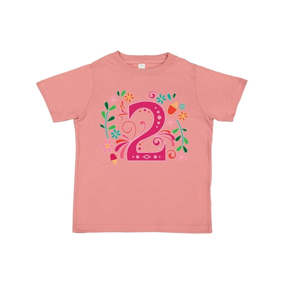 Inktastic 2nd Birthday 2 Year Old Girls Girls Toddler T-Shirt