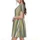 thumbnail image 2 of Fotbe Colourful stripes Vestido Largo de Moda para Mujer, Vestido Tipo Camiseta con Manga Corta y Estilo Casual a Rayas y Bloques de Color, 2 of 6