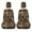 Autumn Camo Tree Leaf Pattern, variant on XYZCANDO Breathable 4 Piece Set Soft UTV Seat Protector Sleeves for Rhino 700 660 450, Waterproof UTV Seat Covers with Headrest Covers, Deer Skull US Flag