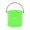 Green, variant on segolike Foldable Bucket Paint Brush Washer Bucket for Outdoor Sketching Paint Lovers Orange