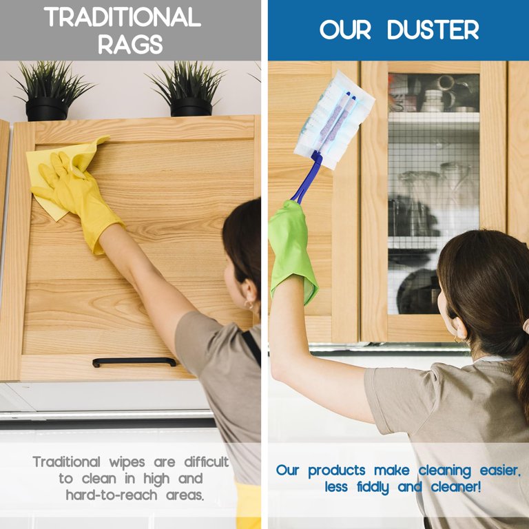 GIWOSK 40Pcs Disposable Duster Refills, Electrostatic