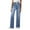Light blue, variant on Audhol Drawstring Jeans Women, Jeans for Women Mom Jeans High Waisted Baggy Straight Wide Leg Denim Pants Streetwear Casual Jeans for Women Dark Blue L