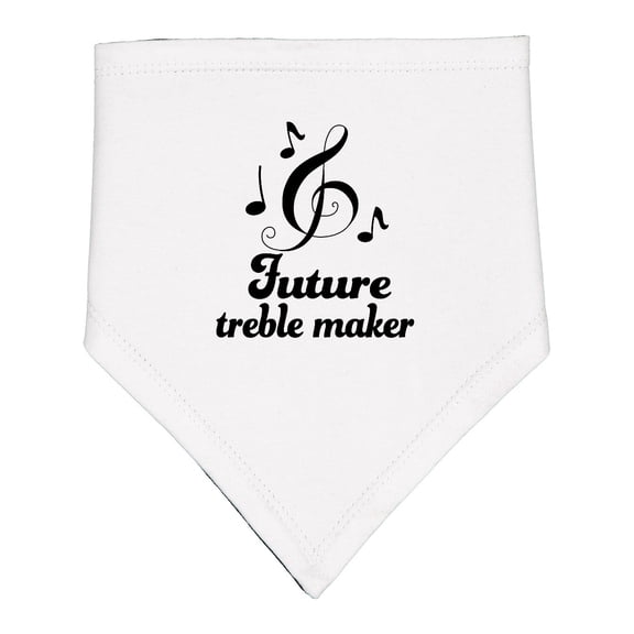 Inktastic Future Treble Maker Funny Music Baby Bandana Bib