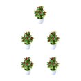thumbnail image 1 of Guardoinrt Choose Favorite Colors Fake Potted Plants Designed For Any Room Artificial Plant Zhaocai Tree Fruit 5Set, 1 of 6