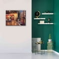thumbnail image 6 of Epic Graffiti 'Night Café after Rain' by Haixia Liu, Canvas Wall Art, 34"x26", 6 of 8