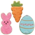 thumbnail image 6 of Ann Clark Easter Cookie Cutter Set, 3-Piece, Easter Bunny, Easter Egg, Carrot, Made in USA, 6 of 9