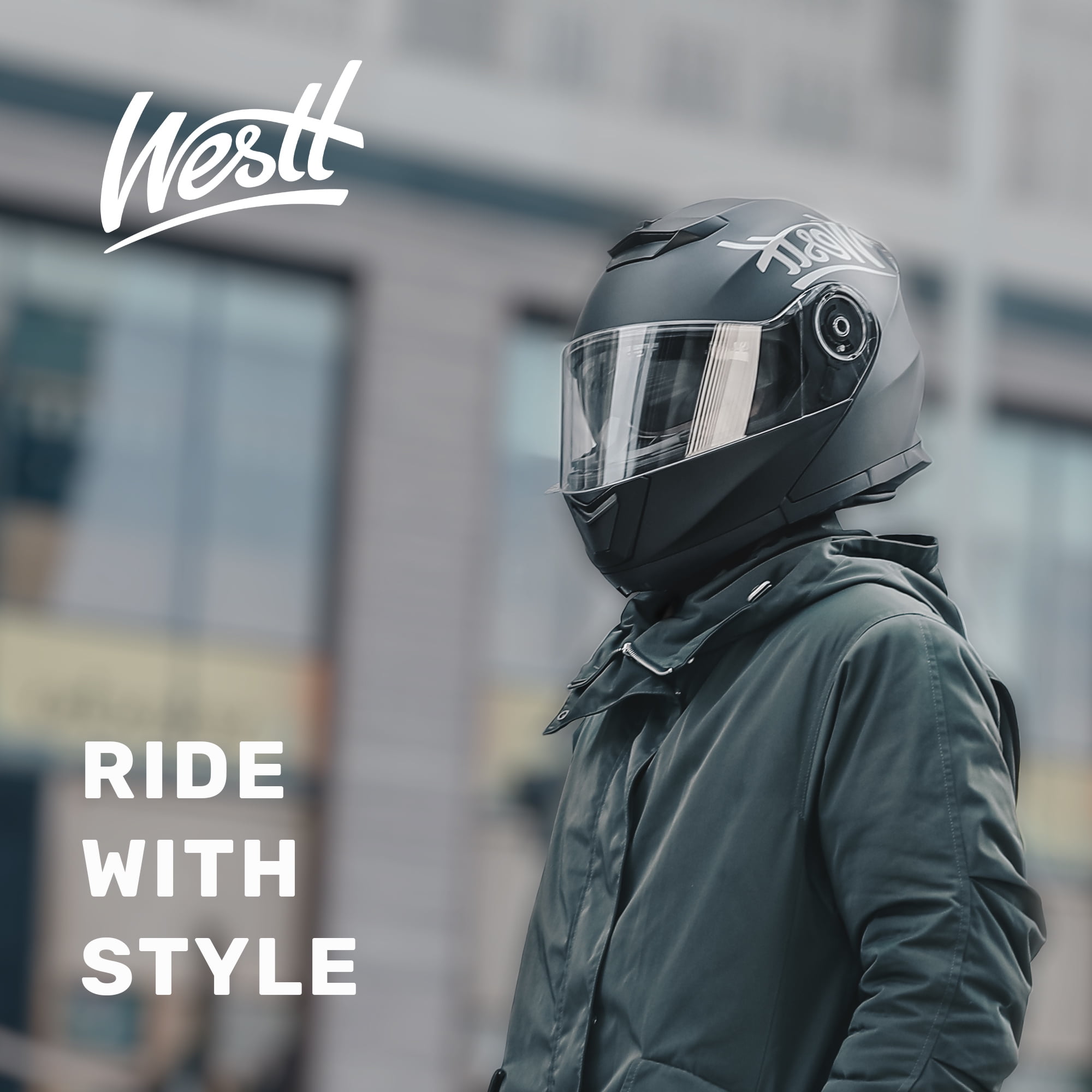 Westt Open Face Motorcycle Helmet - Motocross Helmet Liftable Chin & Dual Visor - ATV Helmets for Adults Motorcycle DOT Approved(Black/S Torque X)