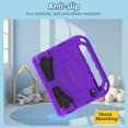 thumbnail image 5 of BMOUO Kids Case for onn 11" Core Tablet 2026 Model, Lightweight Foldable Kickstand Shockproof Handle Design Case for onn 11 Inch 2026, Purple, 5 of 6