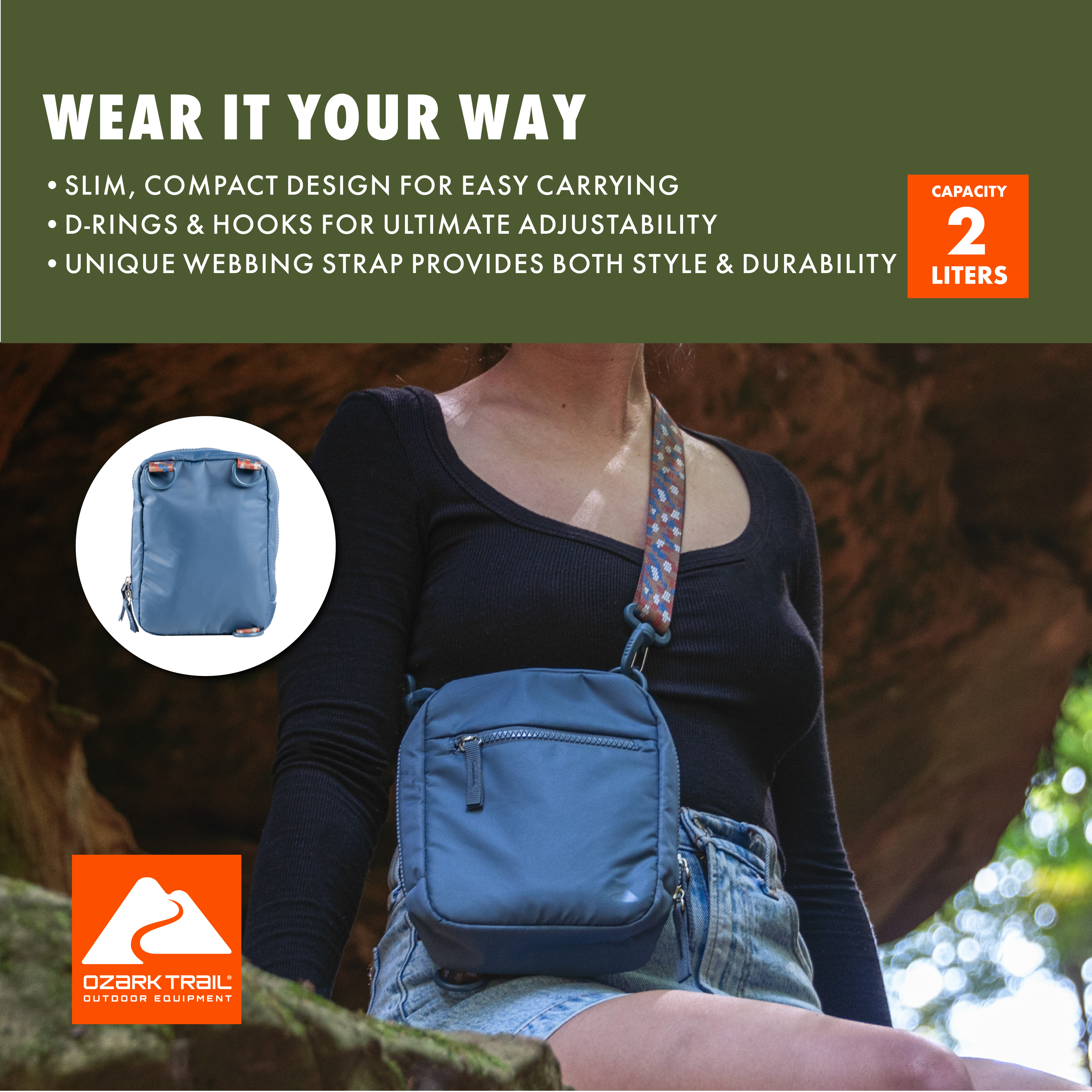 Ozark Trail 2L Santa Ana Crossbody Bag photo 3