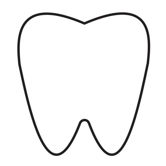 SHAPES ETC. Sticky Shape Notepad - Tooth