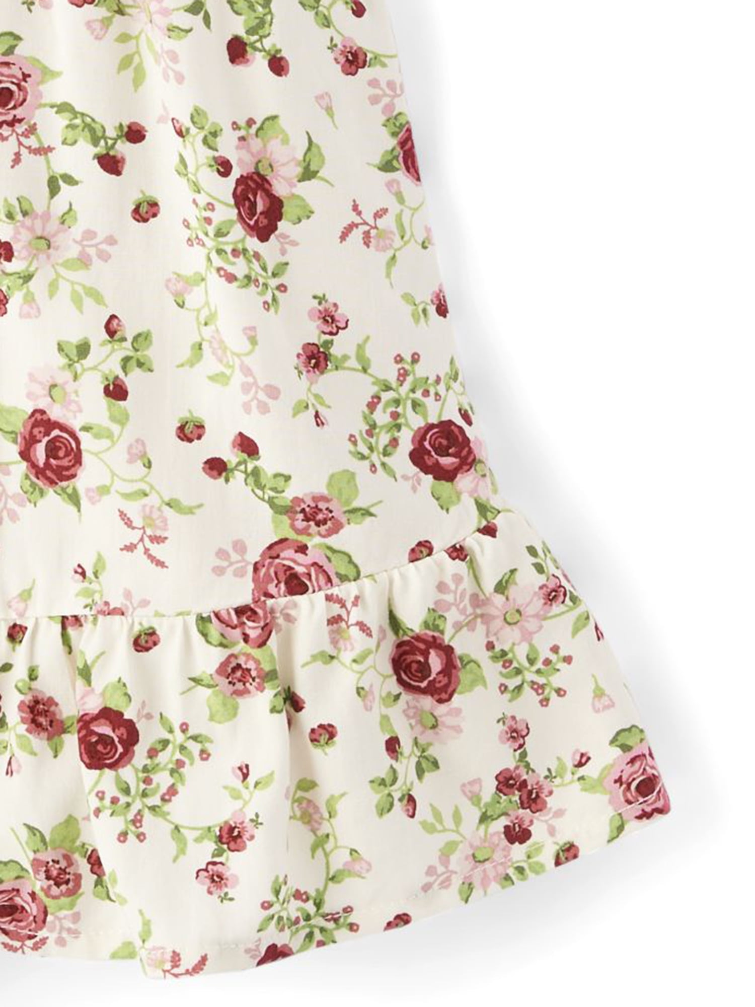 The Children's Place Baby Toddler Girls Short Sleeve Smocked Floral Dress, Sizes 6M-5T