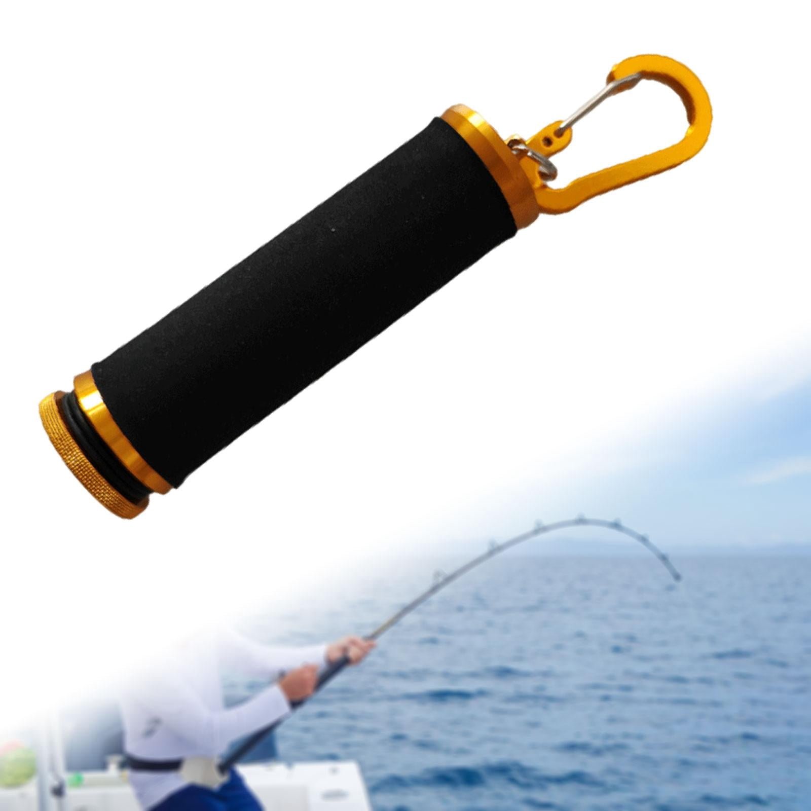 simhoa Fishing Knot Puller Tension Line Dragger Non Slip Handle Portable Stable Fishing Knot Assist Tool with Hanging Hook for River Double Rod