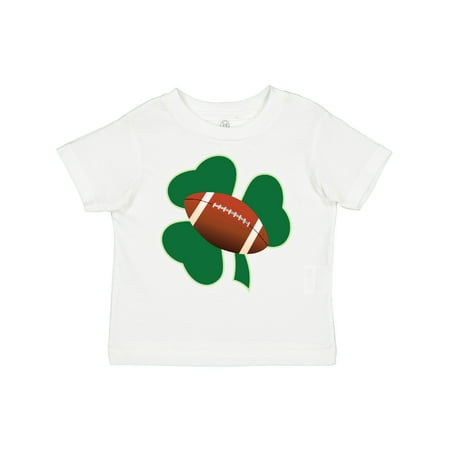 

Inktastic St Patricks Day Football Gift Toddler Boy or Toddler Girl T-Shirt