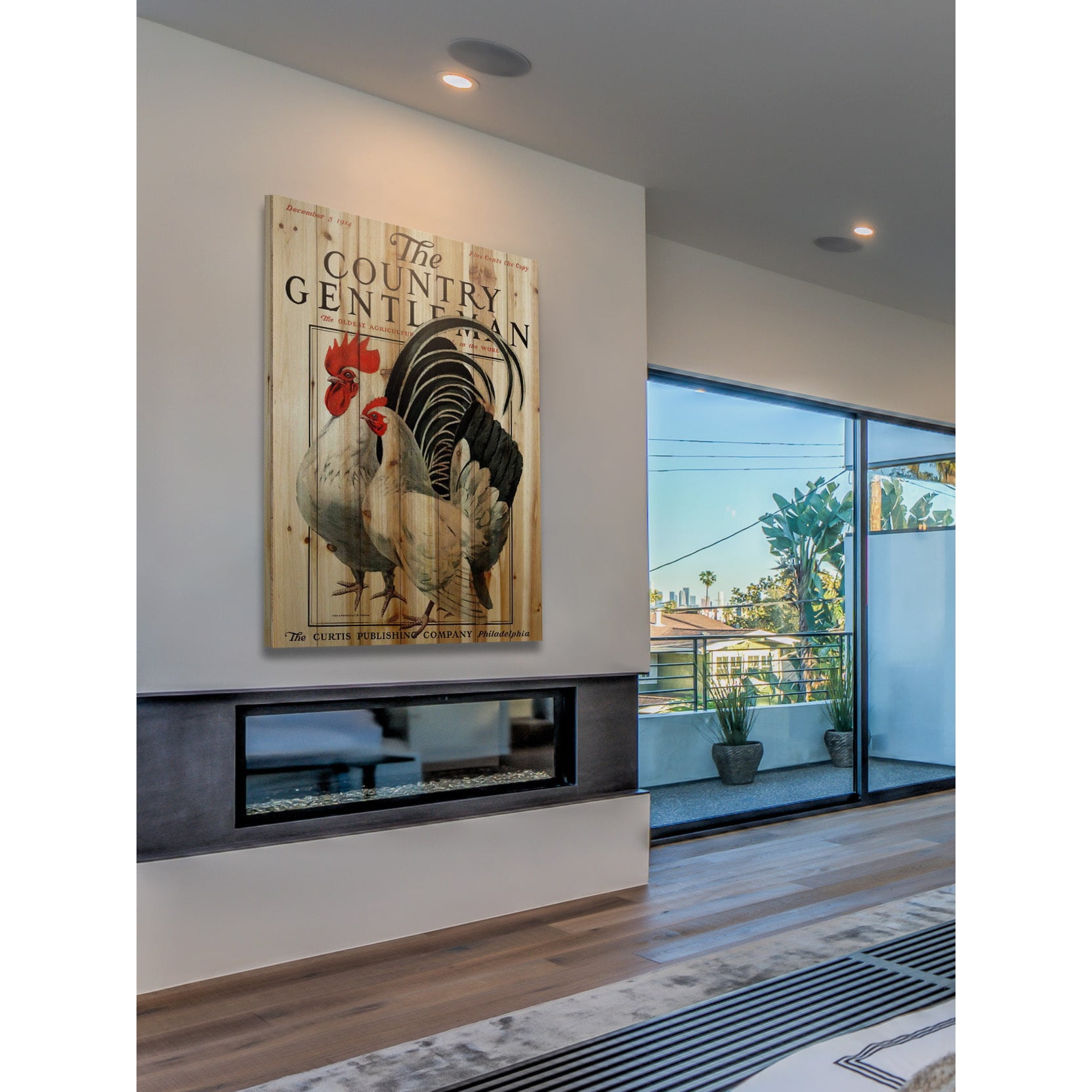 Marmont Hill "CG Poultry" Painting Print on Natural Pine Wood