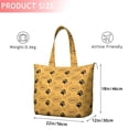 thumbnail image 4 of Paw Prints and Bones Travel Tote Bags for Women Carry On,Large Weekender Bags for Women Travel,Multi Functional Duffle Bag for Work,Shopping,Sports, 4 of 5