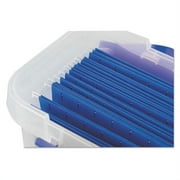 Bankers Box Heavy Duty Plastic File Storage 14 1/4 x 8 3/5x 11 Clear 0086301