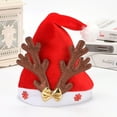 thumbnail image 3 of Womens Christmas Hats Winter Hats for Women Cold Weather Adult Reindeer Christmas Hat Holiday Party Accessory for Men and Women, 3 of 3
