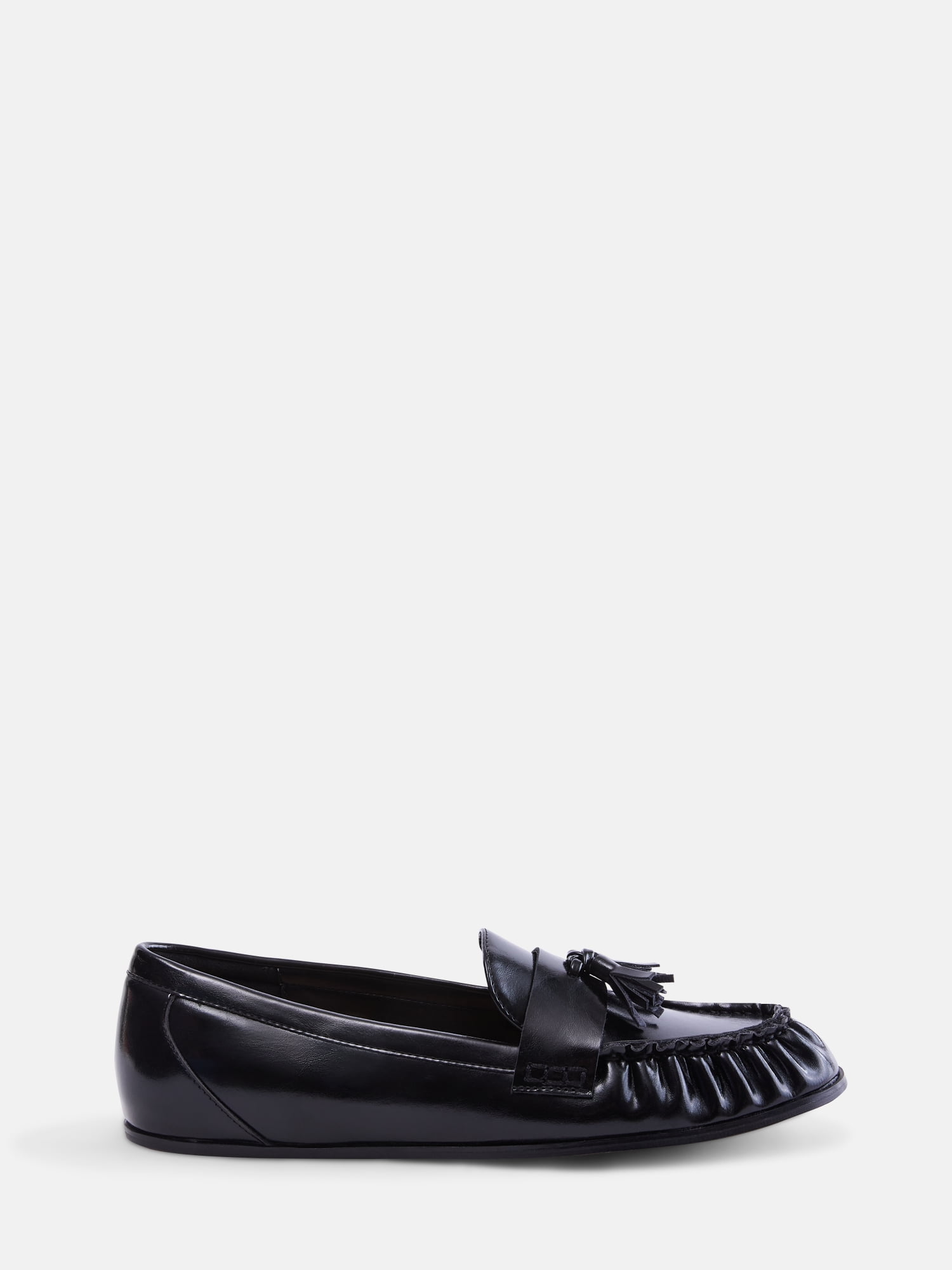 Free Assembly Women's Faux Leather Tassel Loafers